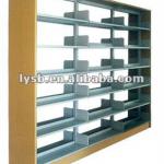 modern metal bookshelf with wood board SB-052