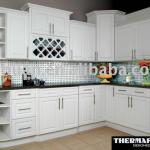 Modern moulded kitchen cabinet design(made in China) HUAAN-005