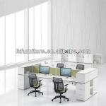 Modern Office Workstation With Side Cabinet S07-F4B