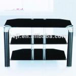 Modern Outdoor Stainless Steel Tempered Glass Led TV Stand XS4242 XS4242