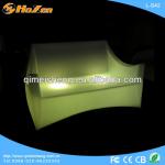 Modern plastic rechargeable waterproof LED illuminated garden sofa(L-S42) L-S42