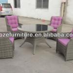 Modern rattan dining table and wicker chair indoor and outdoor furniture/ hot sale garden furniture BZ-R106 BZ-R106