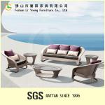 Modern Rattan Sofa for Outdoor Furniture in Foshan LG76 LG76