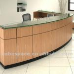 modern reception furniture reception desk design front counter desk reception with glass top Alright