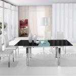 Modern Rectangular Folding Glass Dining Room Table L806B L806B