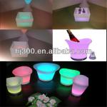 Modern simple style growing plastic Led ice bucket HJ