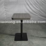 Modern style wooden coffee table with metal base /hotel dining table TA-069 TA-069