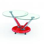 modern tempered glass coffee table CT-085