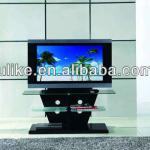 modern tempered glass led tv stand UTV082