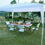 modern white plastic folded dining table and chair(HDPE,portable and hot sale) HY-Z183B&amp;HY-Y60A