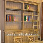 modern wood ladder bookshelf RMO-303