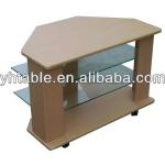 modern wooden and glass TV stand LM-08