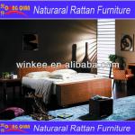 modern wooden fashion double bed furniture RAP101-16