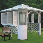 Monalisa wood arber/plastic outdoor spa gazebo gardon M-908