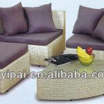 Morden style hawaii arcadian garden rattan sofa YPS048