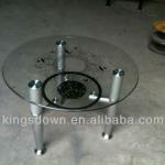 mordern design small glass coffee table QX23 QX23