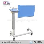 Movable Height adjustable Compact Grade Laminate Hospital Overbed / Dining / Laptop Table Mini Oder JDTCZ243