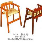 moving wooden easy baby chair T-28