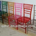 Multi Color Clear Resin Wedding Chiavari Chair Transparent Tiffany Chair RC-CC