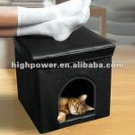 Multifunction foldable 600D polyester pet house ottoman PETOTT20120405