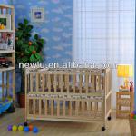 multifunction wooden baby crib approved FSC NNL-8009