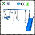 Multifunctional combination outdoor swing and slide/garden swing/swing set for kids QX-11086G QX-11086G