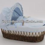 Natural wicker bassinet baby sleeping bed WB-JY1277