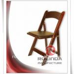 Natural Wooden Folding Chair with Cushions RLH-007FC