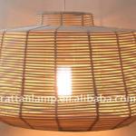 nature handcraft decorative rattan pendant light chandelier shade rattan-012