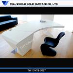 New 2014 White Modern Executive Desk Office Table Design TW-OFTB-0057