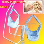 New Baby Hammock Bassinette Cot Swing Bassinet Cradle 100% Cotton With Stand HOGA0136