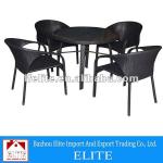 New beautiful Cheap wicker furniture poly rattan table&amp;chairs ES-1403 ES-1403