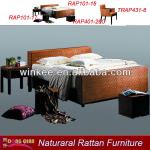 New classic rattan bedroom furniture sets RA101-16