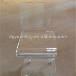 New design acrylic chair with casters Special conference chair YM-f0002