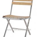 new design aluminum wood folding chair YC054 YC054