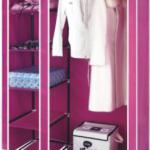 New design canvas wardrobe, clothes storage cabinet vwqi032