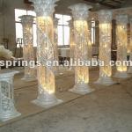 New Design Crystal and Lighting Pillar with RGB light HY-R2