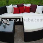 new design luxury rattan sofa bed furniture OX5015