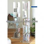 new design pure acrylic cd dvd rack/acrylic tower cd rack QHX-AU003