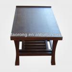 New design side table with one shelf /wooden rectangle coffee table ST-014 ST-014