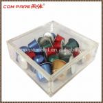 NEW! good quality design capsule stand silicone acrylic nespresso capsules box CD9264