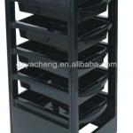 New PP material five trays cheaper price hair salon trolley YC-109