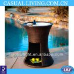 New Products Very Functional Rattan Cool Bar Outdoor Accessory R81-003