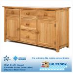 NEW SOLID WOODEN STANDARD WOODEN LARGE SIDEBOARD 2 DOOR 3 DRAWERS LIVING ROOM FURNITURE CUPBOARD CABINET K110060200A1