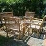 NEWYORK SUN GARDEN SET BAMBOO DINING SET GD-016