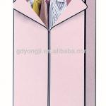 NG-8128 bedroom closet METAL FOLDING WARDROBE NG-8128