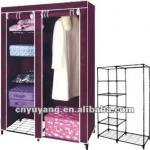 Non-woven folding design bedroom wardrobe B-013