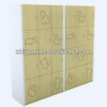 Nursery School Clothes Cabinet, Daycare Center Wardrobe,Children Care Center Furniture J02-8