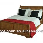 Oak wooden High Foot end Queen-size bed /wooden Queen-size bed/bedroom furniture/VH37 VH37/908