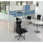 OEM melamine l-shaped office partition table /office workstation partition YGL-01